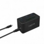 LogiLink UA0370, Avec fil, USB 3.2 Gen 1 3.1 Gen 1 Type-C, 60 W, 10,100,1000 Mbits, Noir, CF, MicroSD , SD