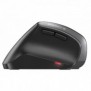 Cherry MW 4500 LEFT Souris ergonomique sans fil, pour gauchers, noir, USB, Gauche, Optique, RF sans fil, 1200 DPI, Noir, Gris