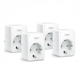 TP-LINK Tapo P100 4-pack, Sans fil, Bluetooth  Wi-Fi, 2400 MHz, 802.11b, 802.11g, Wi-Fi 4 802.11n, Intérieure, Blanc