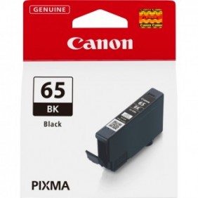 Canon Cartouche d'encre noir CLI-65BK, Encre à colorant, 12,6 ml, 860 pages, 1 pièce, Paquet unique