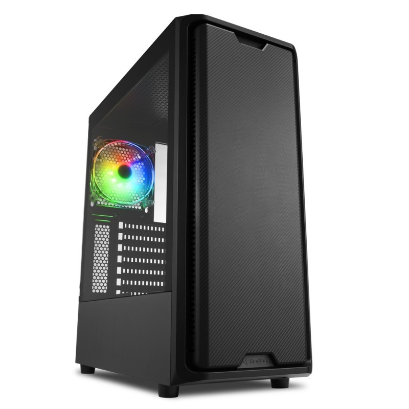 Sharkoon SK3 RGB, Midi Tower, PC, Noir, ATX, micro ATX, Mini-ITX, Multicolore, Ventilateur