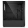 Sharkoon TK4 RGB, Midi Tower, PC, Noir, ATX, micro ATX, Mini-ITX, Multicolore, Ventilateur
