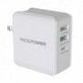 RealPower DeskCharge-65 Travel, Intérieure, Secteur, 20 V, Gris