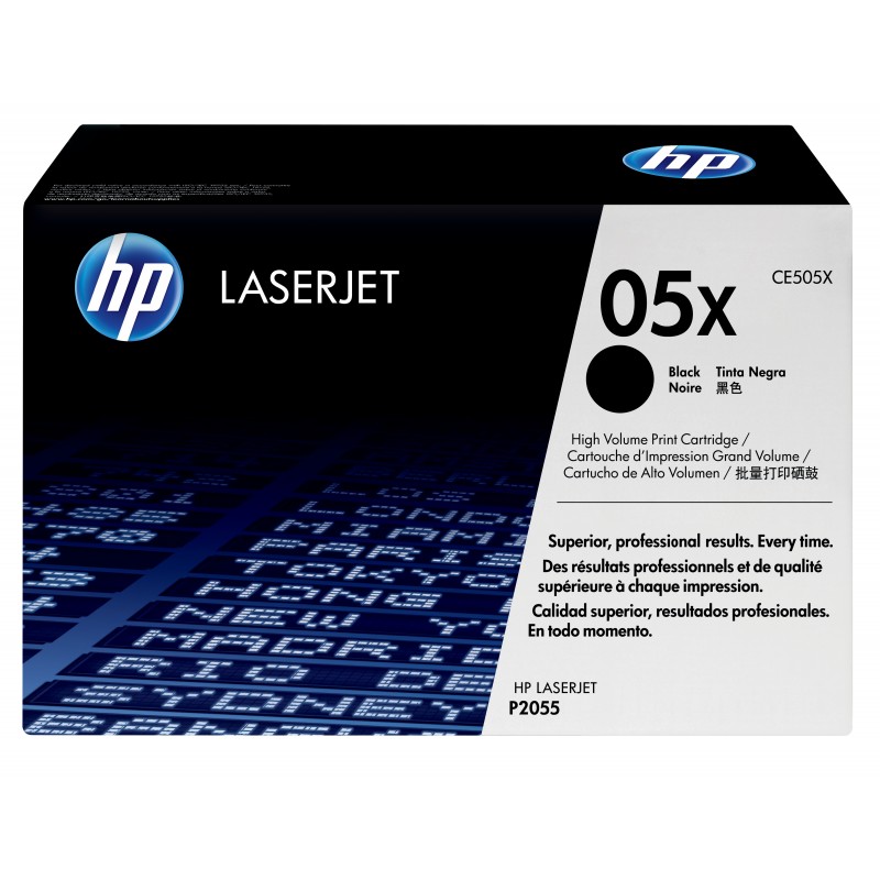HP 05X toner LaserJet noir grande capacité authentique, 6500 pages, Noir, 1 pièce