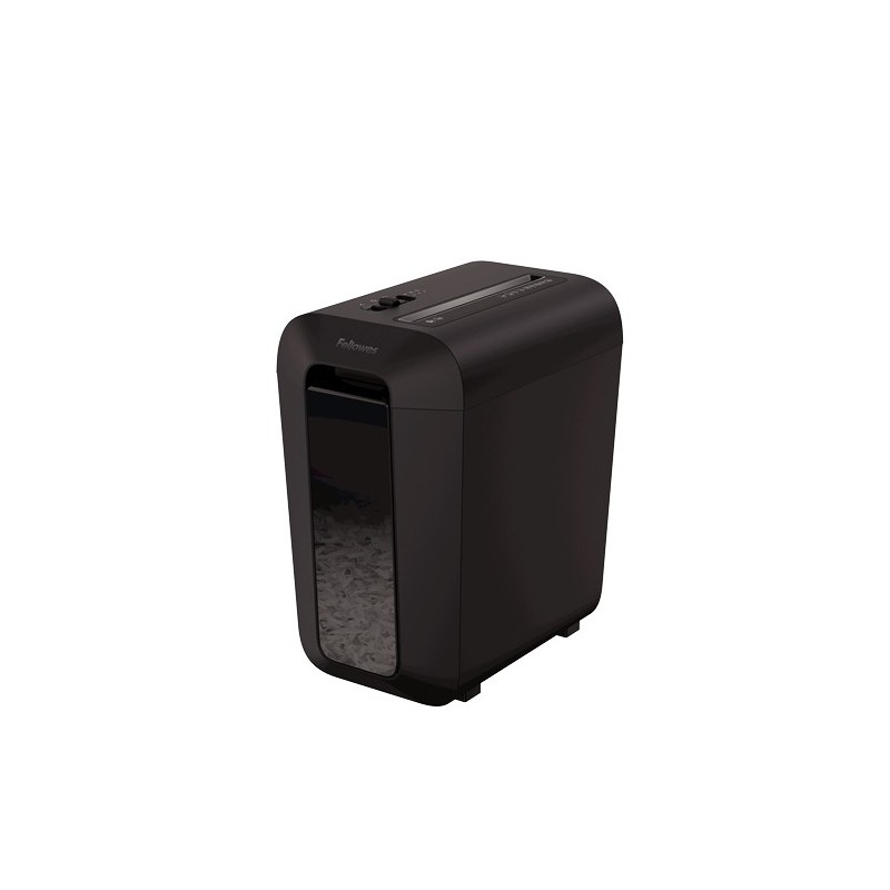 Fellowes LX65, Destruction croisée, 4 cm, 4 x 40 mm, 22 L, Boutons, 10 feuilles