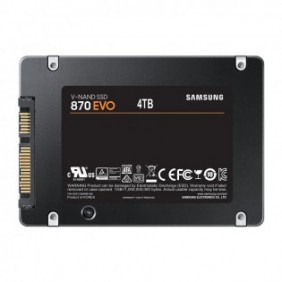 Samsung 870 EVO, 4 To, 2.5", 560 Mos, 6 Gbits