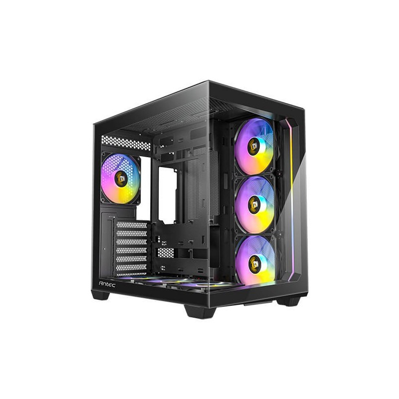 Antec C5, Midi Tower, PC, Noir, ATX, ITX, micro ATX, Verre, Plastique, Acier, 16 cm