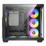 Antec C5, Midi Tower, PC, Noir, ATX, ITX, micro ATX, Verre, Plastique, Acier, 16 cm