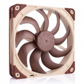 Noctua NF-A14X25 G2 LS-PWM, Refroidisseur d'air, 14 cm, 800 trmin, 81,6 m³h, Beige, Marron