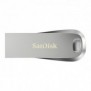 SanDisk Ultra Luxe, 64 Go, USB Type-A, 3.2 Gen 1 3.1 Gen 1, 150 Mos, Sans capuchon, Argent