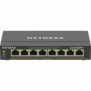 Netgear 8-Port Gigabit Ethernet High-Power PoE+ Plus Switch , Géré, L2L3, Gigabit Ethernet 101001000, Full duplex, Connexion Ethernet, supportant l'alimentation via ce port