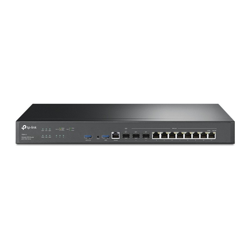 TP-LINK Omada ER8411, Ethernet WAN, Gigabit Ethernet, Noir