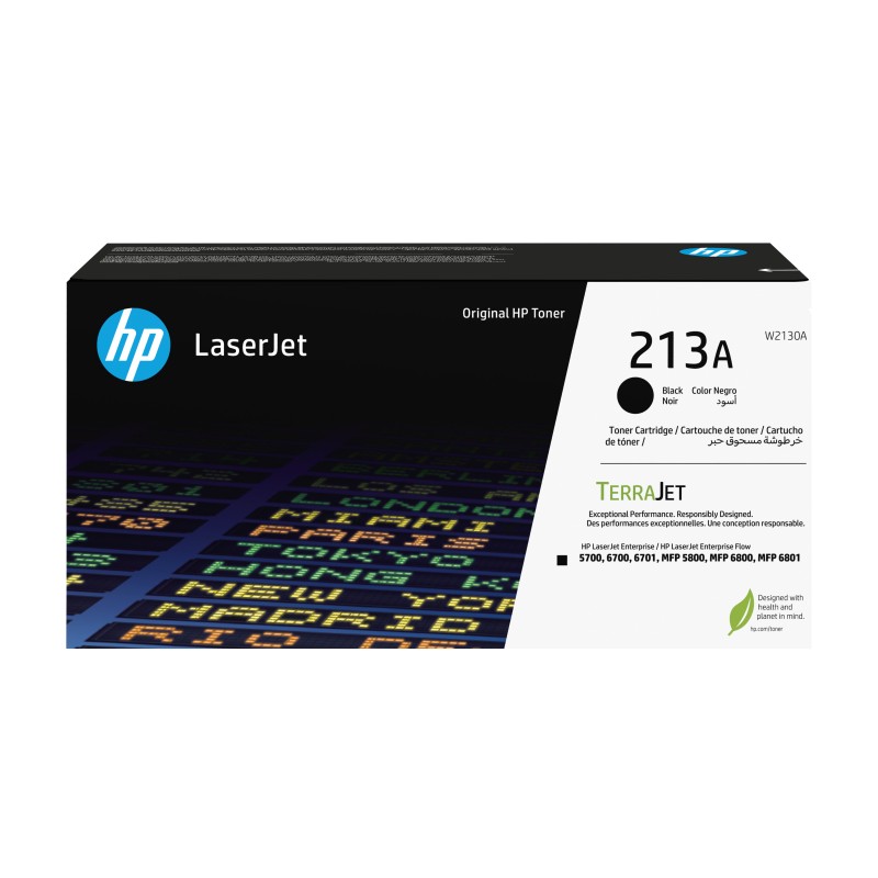 HP Cartouche de toner 213A noir LaserJet authentique, 3500 pages, Noir, 1 pièce