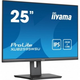 Iiyama ProLite XUB2595WSU-B5, 63,5 cm 25", 1920 x 1200 pixels, WUXGA, LED, 4 ms, Noir