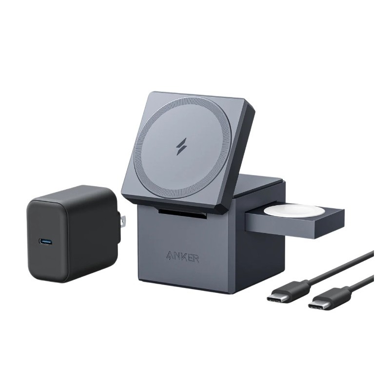 Anker Innovations Y1811G11, Intérieure, Secteur, USB, Recharge sans fil, 1,5 m, Noir