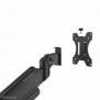 Neomounts DS70PLUS-450BL1 Support d'écran à fixer 17-49" - ressort à gaz - Topfix - arrêt 180, Collier de serrage passe-fil, 18 kg, 43,2 cm 17", 124,5 cm 49", 100 x 100 mm, Noir