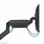 Neomounts DS70PLUS-450BL1 Support d'écran à fixer 17-49" - ressort à gaz - Topfix - arrêt 180, Collier de serrage passe-fil, 18 kg, 43,2 cm 17", 124,5 cm 49", 100 x 100 mm, Noir