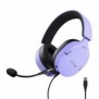 Trust GXT 490P FAYZO, Avec fil, Jouer, 20 - 20000 Hz, 290 g, Casque, Noir, Violet