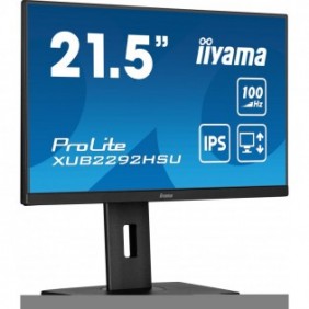 Iiyama ProLite XUB2292HSU-B6, 55,9 cm 22", 1920 x 1080 pixels, Full HD, LED, 0,4 ms, Noir
