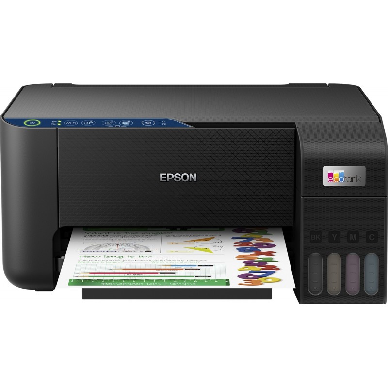 Epson EcoTank ET-2861, Jet d'encre, Impression couleur, 5760 x 1440 DPI, Copie couleur, A4, Noir