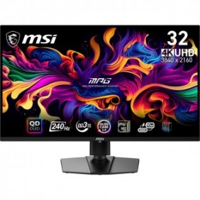 MSI MPG 321URX QD-OLED, 80 cm 31.5", 3840 x 2160 pixels, 4K Ultra HD, QD-OLED, 1 ms, Noir