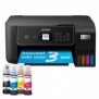 Epson EcoTank ET-2875, Jet d'encre, Impression couleur, 5760 x 1440 DPI, A4, Impression directe, Noir