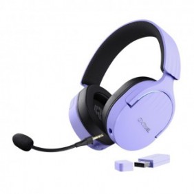 Trust GXT 491P FAYZO, Avec fil &sans fil, Jouer, 20 - 20000 Hz, 290 g, Casque, Noir, Violet