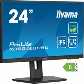 Iiyama ProLite XUB2463HSU-B1, 61 cm 24", 1920 x 1080 pixels, Full HD, LED, 3 ms, Noir