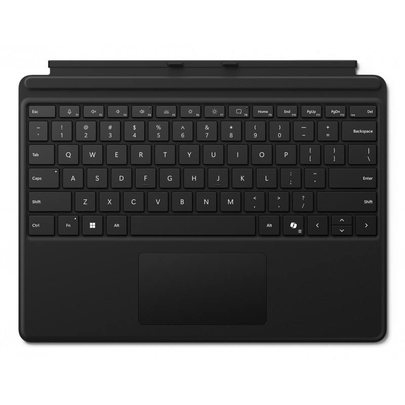 Microsoft Surface Pro Keyboard, QWERTZ, Pavé tactile, Microsoft, Surface Pro 10 Surface Pro 9 Surface Pro 8 Surface Pro X, Noir, Polyuréthane