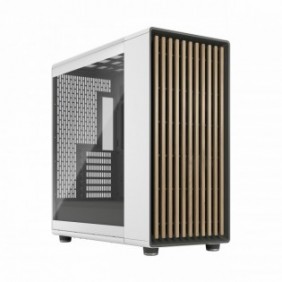 Fractal Design North XL, Midi Tower, PC, Blanc, ATX, EATX, micro ATX, Micro-ITX, Acier, Verre trempé, Bois, Jouer