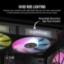 Corsair iCUE LINK RX140 RGB, Ventilateur, 14 cm, 300 trmin, 1700 trmin, 36 dB, 94,7 cfm