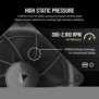 Corsair iCUE LINK RX120, Ventilateur, 12 cm, 400 trmin, 2100 trmin, 36 dB, 74,2 cfm