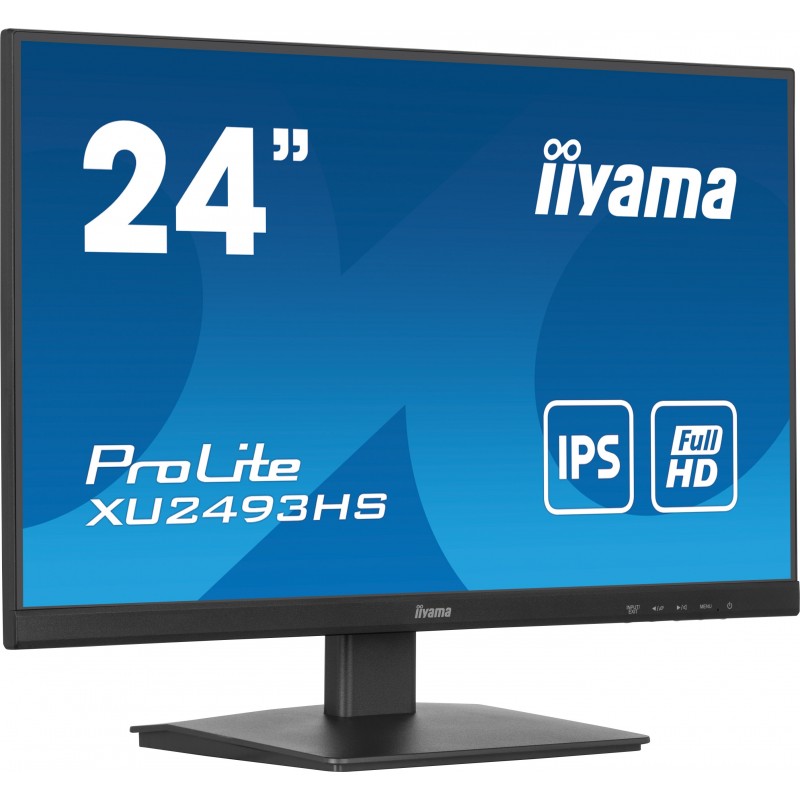Iiyama ProLite XU2493HS-B6, 60,5 cm 23.8", 1920 x 1080 pixels, Full HD, LED, 0,5 ms, Noir