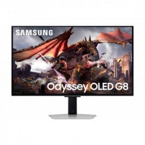 Samsung G80SD, 81,3 cm 32", 3840 x 2160 pixels, 4K Ultra HD, OLED, 0,03 ms, Argent
