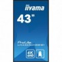 Iiyama LH4365UHSB-B1, En forme de kiosk, 108 cm 42.5", LED, 3840 x 2160 pixels, Wifi, 247
