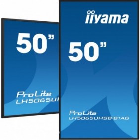Iiyama LH5065UHSB-B1AG, Écran plat de signalisation numérique, 125,7 cm 49.5", LCD, 3840 x 2160 pixels, Wifi, 247