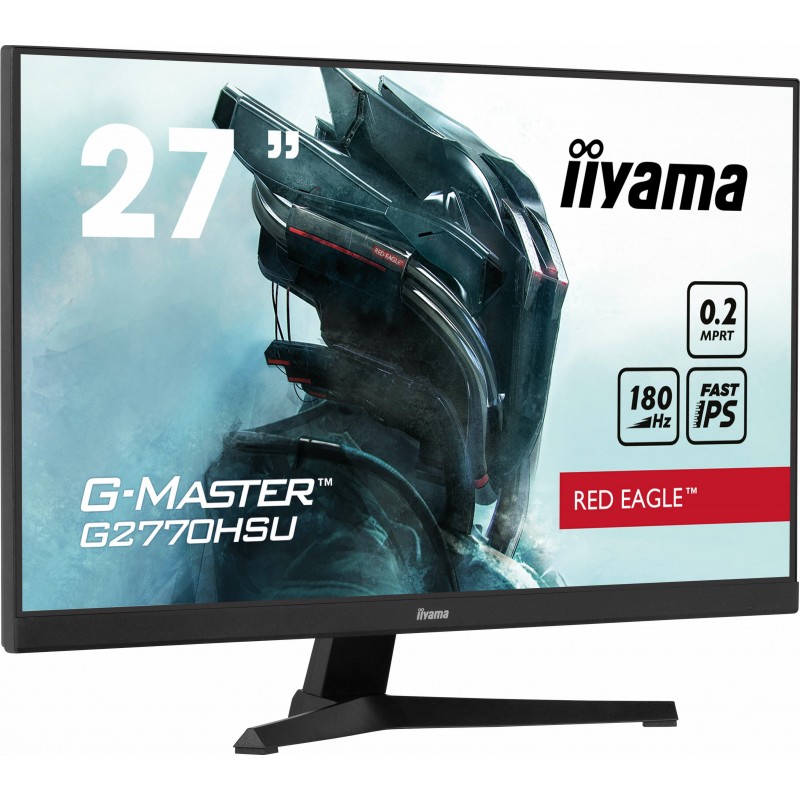 Iiyama G-MASTER G2770HSU-B6, 68,6 cm 27", 1920 x 1080 pixels, Full HD, LCD, 0,2 ms, Noir