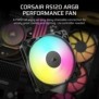 Corsair RS120 ARGB, Ventilateur, 12 cm, 420 trmin, 2100 trmin, 36 dB, 72,8 cfm