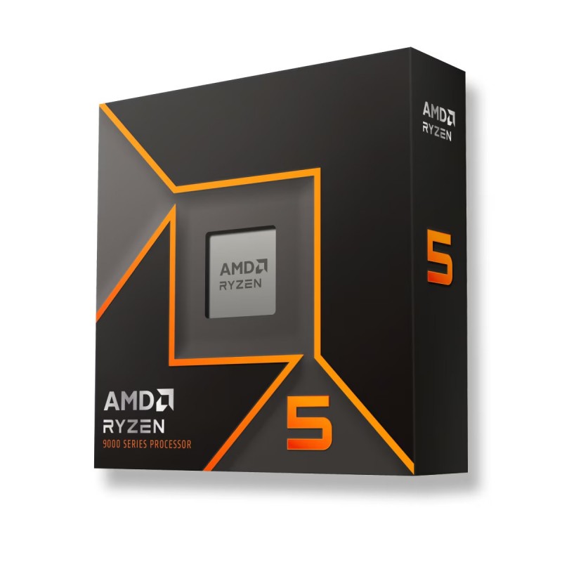 AMD Ryzen 5 9600X, AMD Ryzen™ 5, Emplacement AM5, 4 nm, Boîte, AMD, 9600X