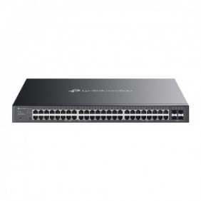 TP-LINK Omada SG2452LP, Géré, L2L2+, Gigabit Ethernet 101001000, Connexion Ethernet, supportant l'alimentation via ce port , Grille de montage, 1U