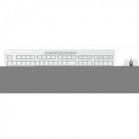 Cherry STREAM DESKTOP COMFORT, Sans fil, RF sans fil, Commutateur de touche « ciseaux », QWERTZ, Blanc, Souris incluse