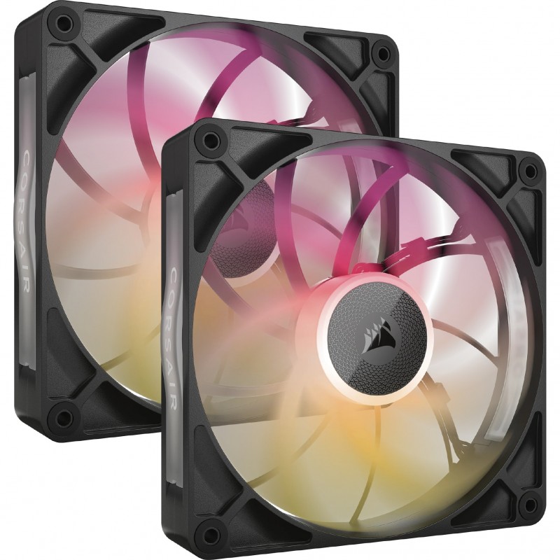 Corsair iCUE LINK RX140 MAX RGB, Ventilateur, 14 cm, 300 trmin, 1600 trmin, Noir