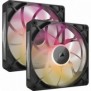Corsair iCUE LINK RX140 MAX RGB, Ventilateur, 14 cm, 300 trmin, 1600 trmin, Noir