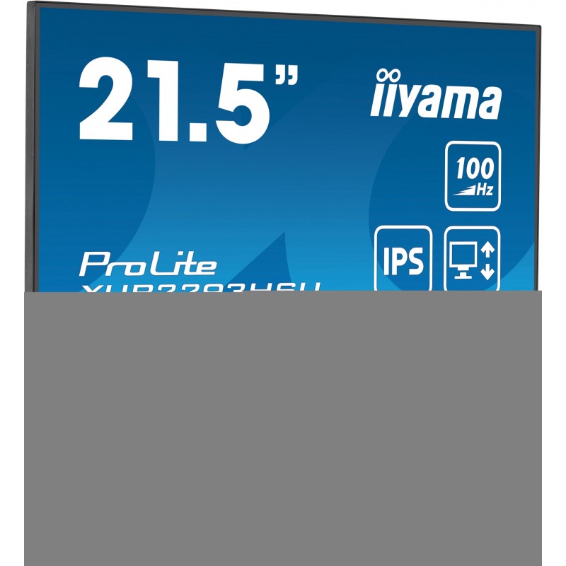 Iiyama ProLite XUB2293HSU-B7, 54,6 cm 21.5", 1920 x 1080 pixels, Full HD, LED, 1 ms, Noir