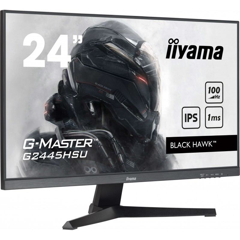 Iiyama G-MASTER G2445HSU-B2, 60,5 cm 23.8", 1920 x 1080 pixels, Full HD, LCD, 1 ms, Noir