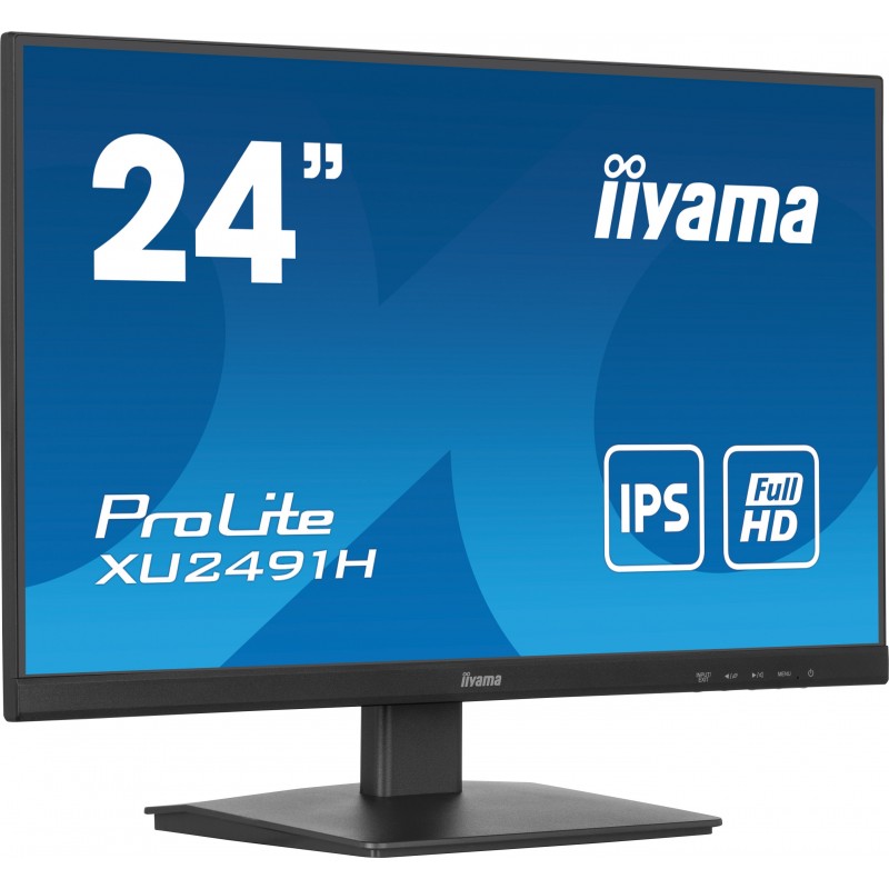 Iiyama ProLite XU2491H-B1, 60,5 cm 23.8", 1920 x 1080 pixels, Full HD, LED, 0,5 ms, Noir