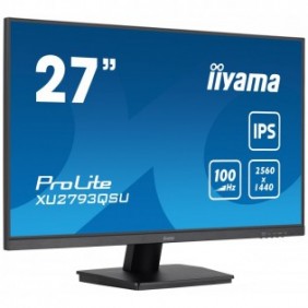 Iiyama ProLite XU2793QSU-B7, 68,6 cm 27", 2560 x 1440 pixels, Wide Quad HD, LED, 1 ms, Noir