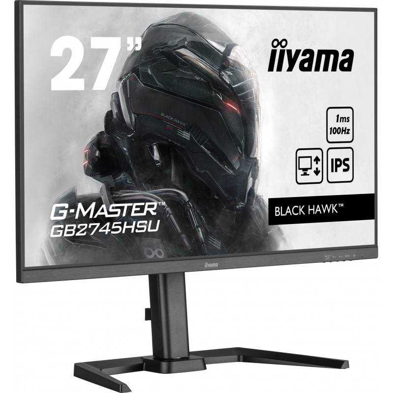 Iiyama G-MASTER GB2745HSU-B2, 68,6 cm 27", 1920 x 1080 pixels, Full HD, LED, 1 ms, Noir
