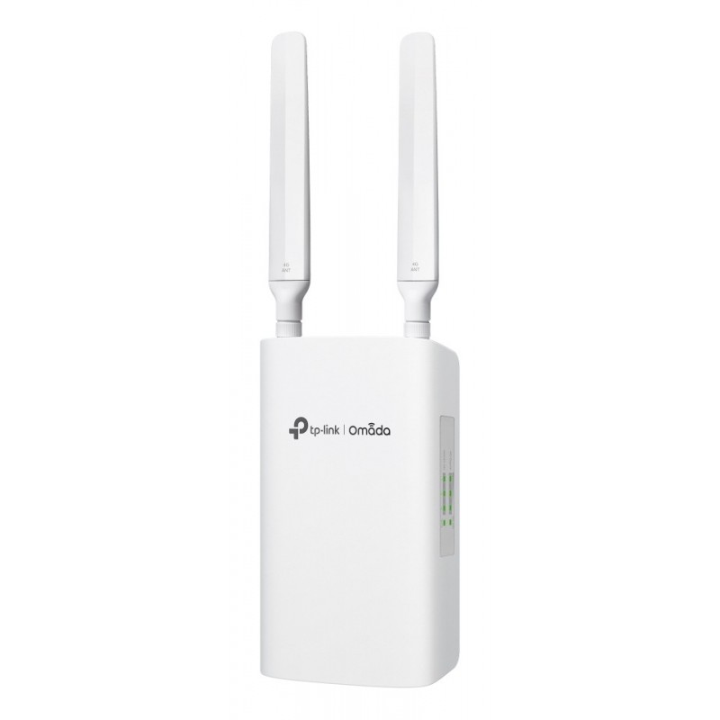 TP-LINK Omada ER703WP-4G-Outdoor, Blanc, Montage au mur, Statut, Externe, 4 dBi, 512 Mo
