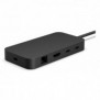 Microsoft Surface USB4 Dock, Avec fil, USB4, 1000 Mbits, Noir, 60 Hz, Kensington